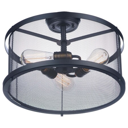 Maxim Palladium-Semi-Flush Mount 20110BKNAB/BUI
